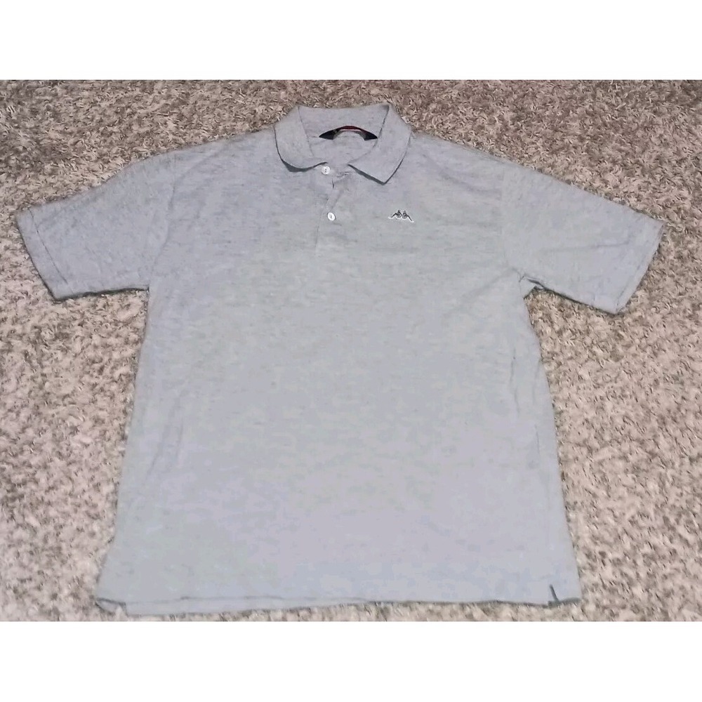 Vintage Robe Di Kappa Mens Polo Shirt Size Medium Gray Embroidered Omini Logo